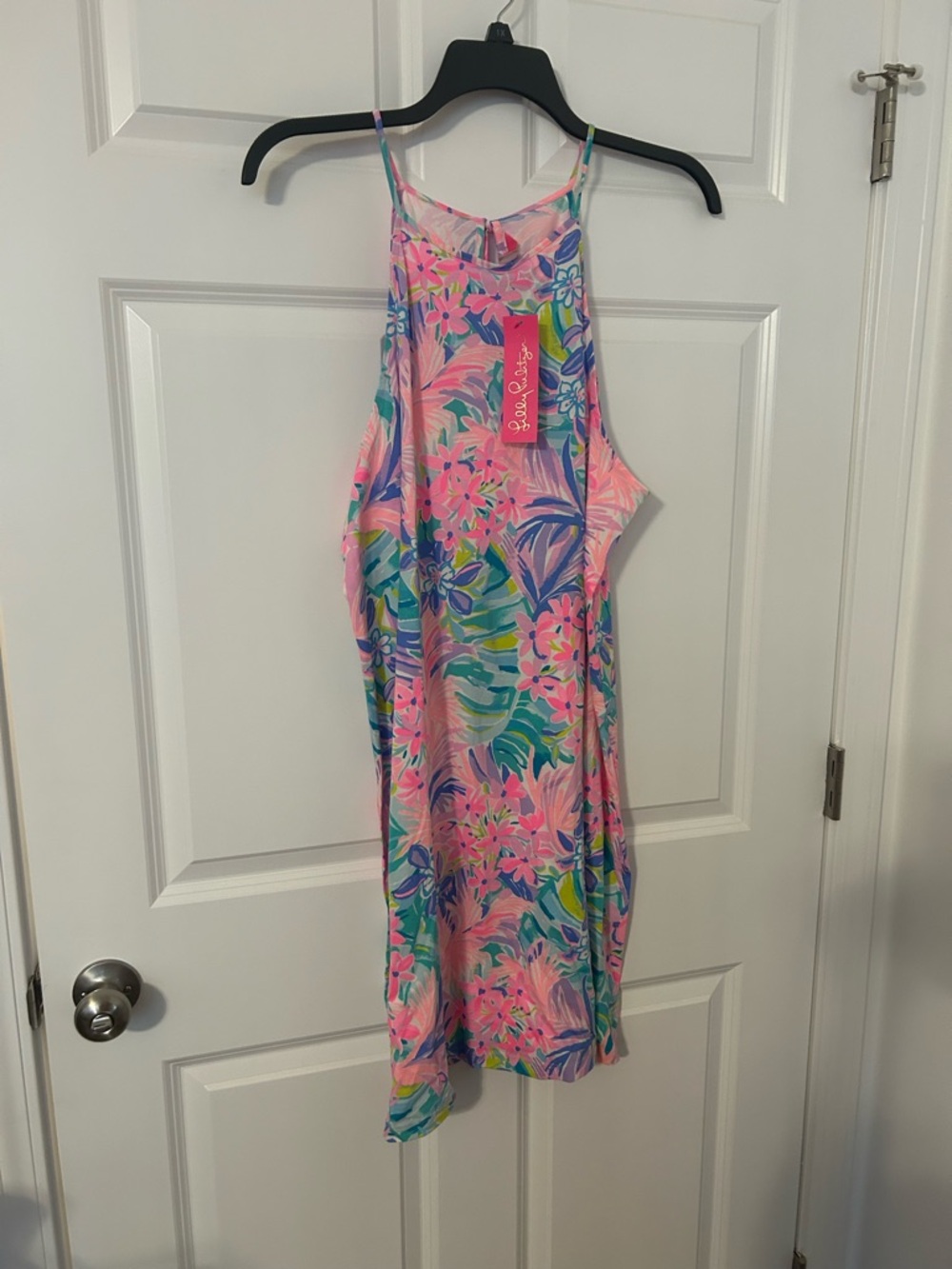 Lilly Pulitzer Pink Floral Tropical Shift Dress NWT